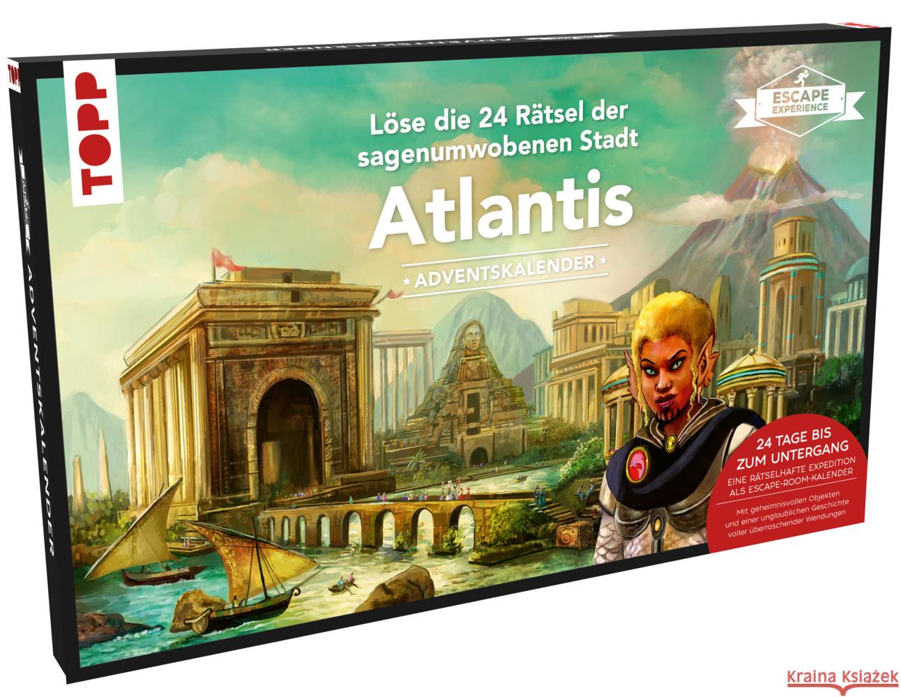 Escape Experience Adventskalender - Atlantis. Löse die 24 Rätsel der sagenumwobenen Stadt Müller, Markus 4007742184698