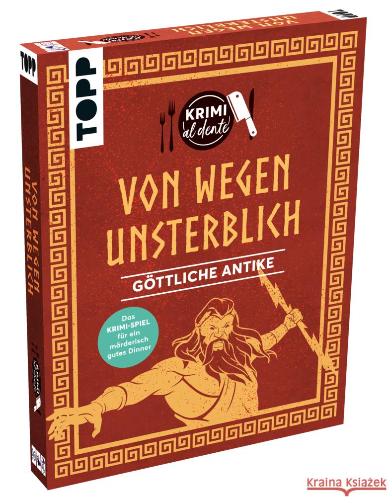 Krimi al dente - Göttliche Antike: Von wegen unsterblich Rehm, Sara, Müseler, Joel 4007742184858 Frech