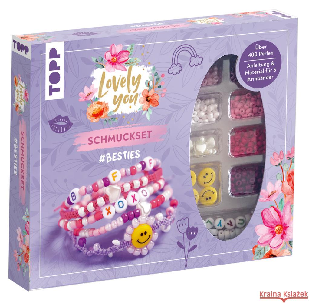 Lovely You Schmuckset #Besties. Anleitung und Material für 5 Armbänder. Über 400 Perlen frechverlag 4007742185121