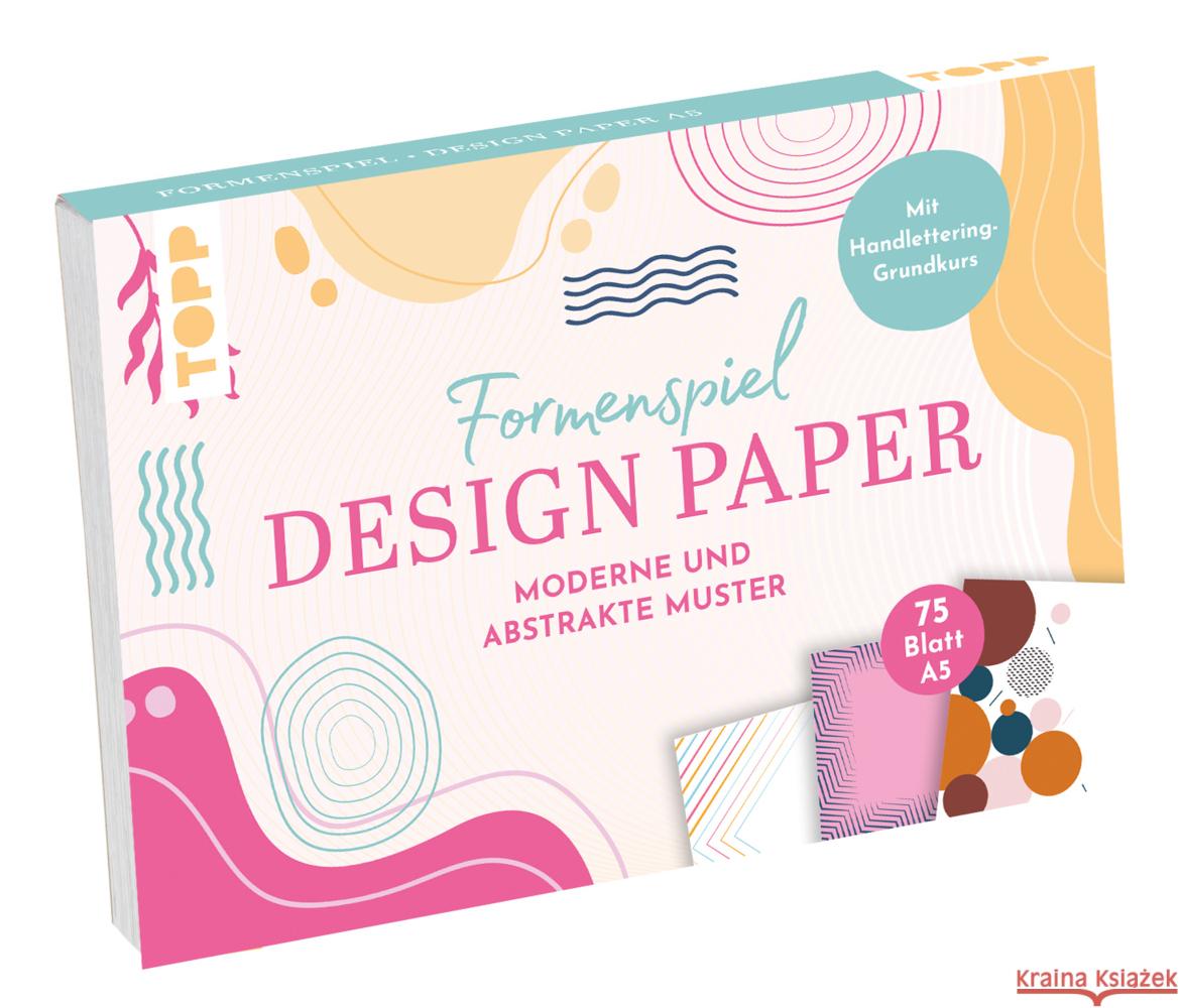 Design Paper A5 Formenspiel. Mit Handlettering-Grundkurs Blum, Ludmila 4007742185190