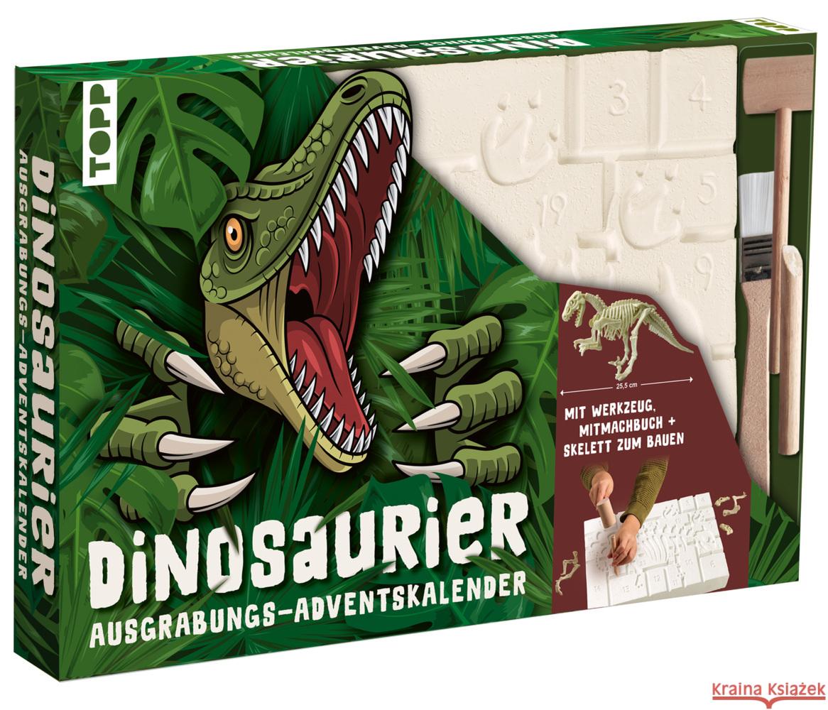 Dinosaurier - Der Ausgrabungs-Adventskalender. 24 coole Überraschungen zum Ausgraben und Entdecken frechverlag 4007742185312