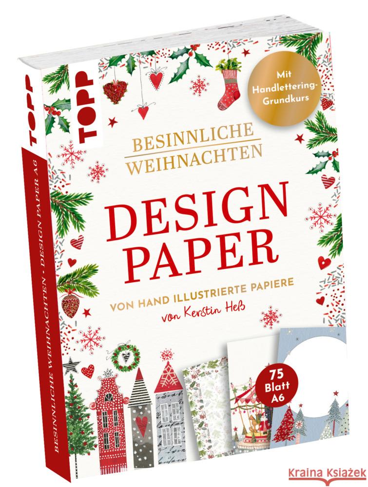 Design Paper Besinnliche Weihnachten DIN A6 Heß, Kerstin 4007742185534