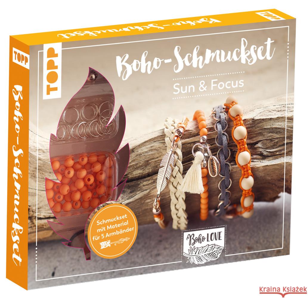 Boho-Schmuckset Sun & Focus (Orange) Eder, Elke 4007742185633 Frech