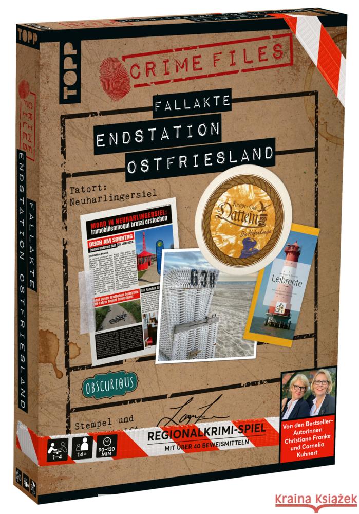 Crime Files - Fallakte: Endstation Ostfriesland Franke, Christiane, Kuhnert, Cornelia, Rätselraum Ruhrpott 4007742185787