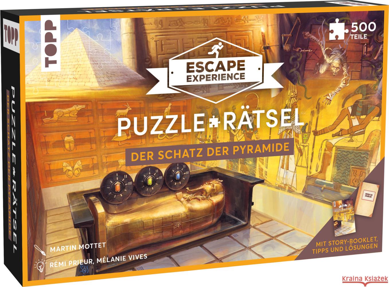 Escape Experience - Puzzle-Rätsel - Der Schatz der Pyramide Vives, Mélanie, Prieur, Rémi 4007742185817 Frech