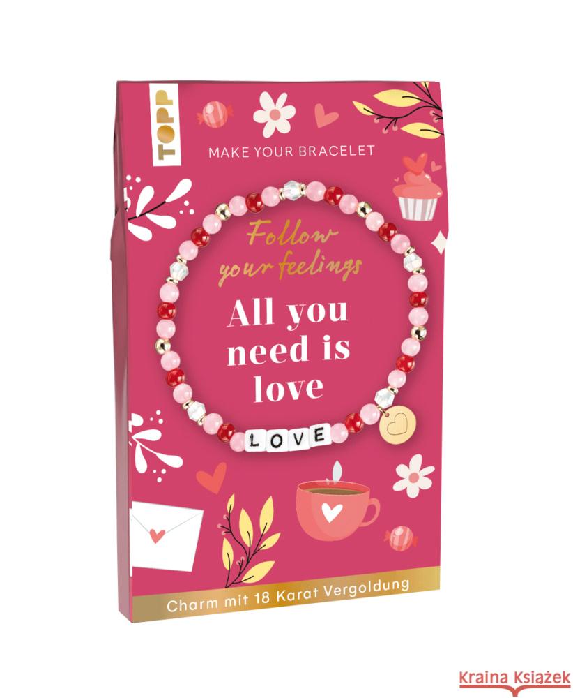Follow your Feelings - Make your bracelet - Schmuckset Love frechverlag 4007742186807