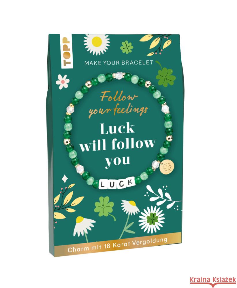 Follow your Feelings - Make your bracelet - Schmuckset Luck frechverlag 4007742186890