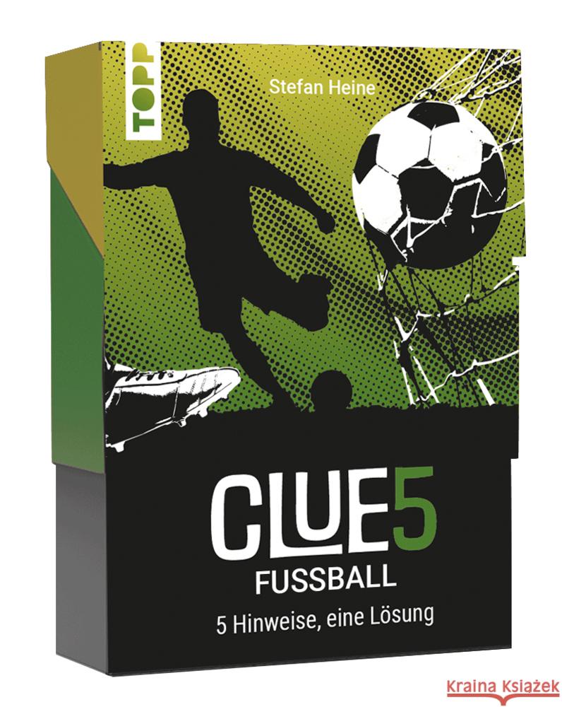 CLUE5 #Fußball. 5 Hinweise, nur eine Lösung. Das Trend-Quiz für deine Tasche Heine, Stefan 4007742186951 Frech
