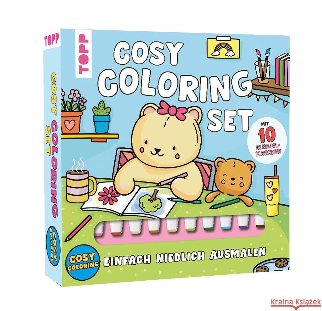 Cosy Coloring Ausmalset - Einfach niedlich ausmalen Jayne, Sam 4007742187149