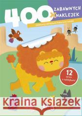 400 zabawnych naklejek. Lew praca zbiorowa 9789464767988 Yoyo Books - książka