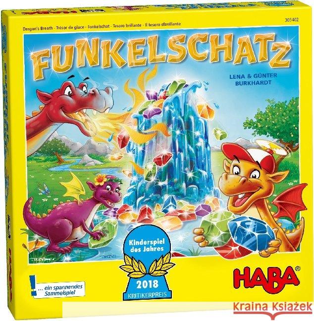 Funkelschatz (Kinderspiel) : . . . ein spannendes Sammelspiel. Ausgezeichnet mit Kinderspiel des Jahres 2018 Burkhardt, Lena, Burkhardt, Günter 4010168231815