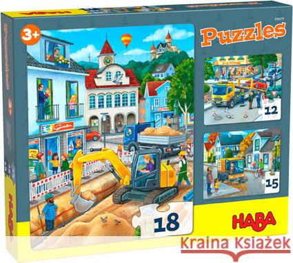 Puzzles In der Stadt (Kinderpuzzle) Storch, Imke 4010168259611