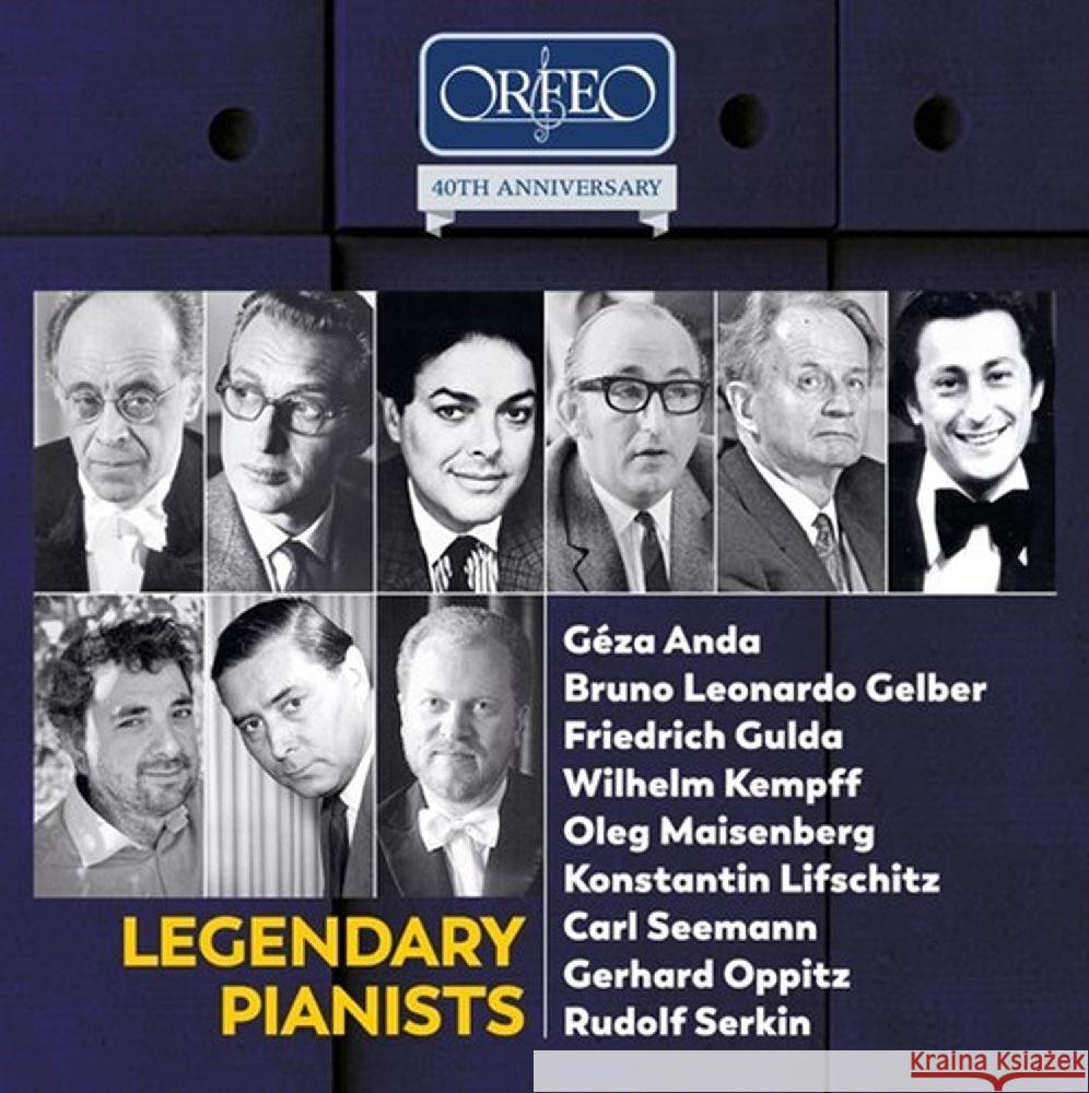 40th Anniversary Edition - Legendary Pianists, 10 Audio-CD Beethoven, Ludwig van, Brahms, Johannes, Schumann, Robert 4011790200712 Orfeo