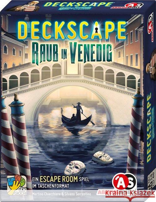 Deckscape - Raub in Venedig (Kartenspiel) Chiacchiera, Martino, Sorrentino, Silvano 4011898381825 ABACUSSPIELE