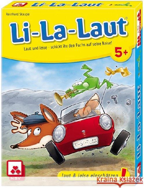 Li-La-Laut (Kinderspiel) : Laut und leise - schickt ihr den Fuchs auf seine Reise! Laut & leise einschätzen! Staupe, Reinhard 4012426800009 NSV Nürnberger Spielkarten Verlag