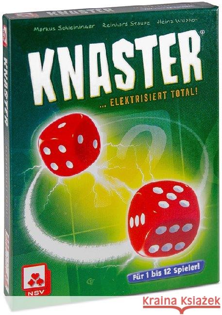 Knaster (Spiel) : . . . elektrisiert total! Schleininger, Markus, Staupe, Reinhard, Wüppen, Heinz 4012426880896 NSV Nürnberger Spielkarten Verlag