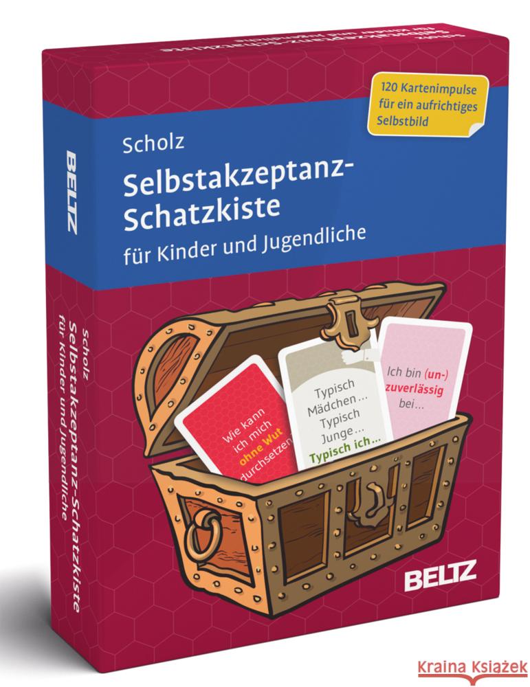Selbstakzeptanz-Schatzkiste für Kinder und Jugendliche Scholz, Falk Peter 4019172100896