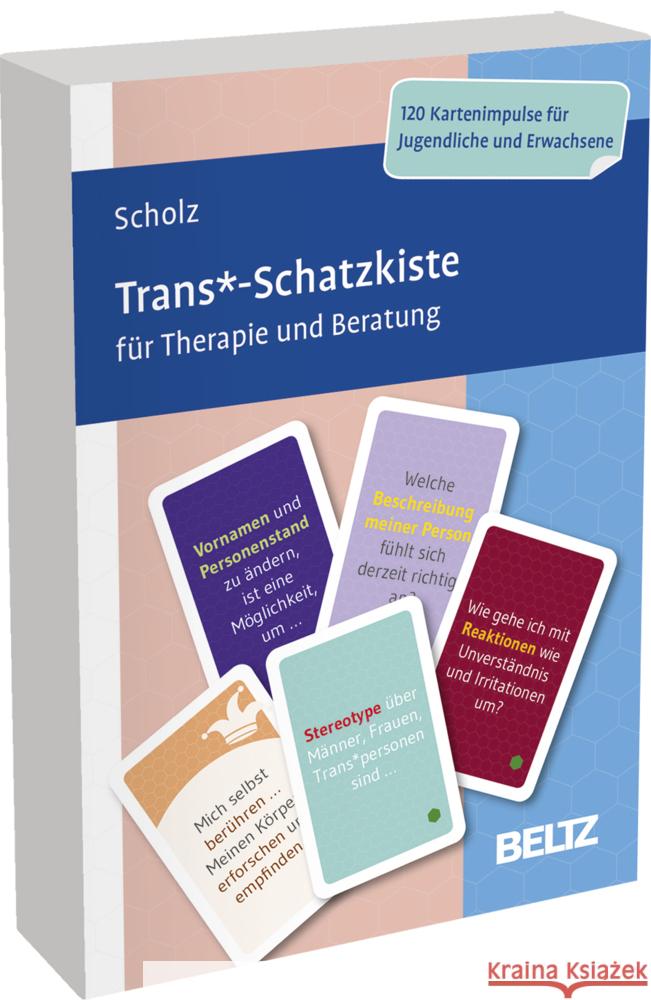 Trans*-Schatzkiste für Therapie und Beratung Scholz, Falk Peter 4019172101459