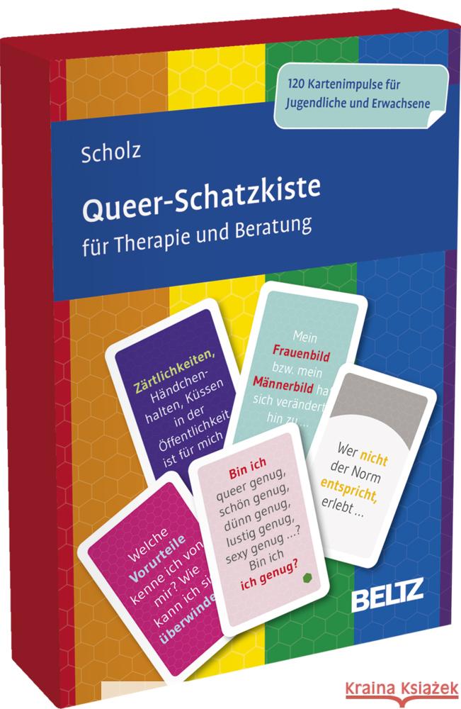 Queer-Schatzkiste für Therapie und Beratung Scholz, Falk Peter 4019172101541 Beltz