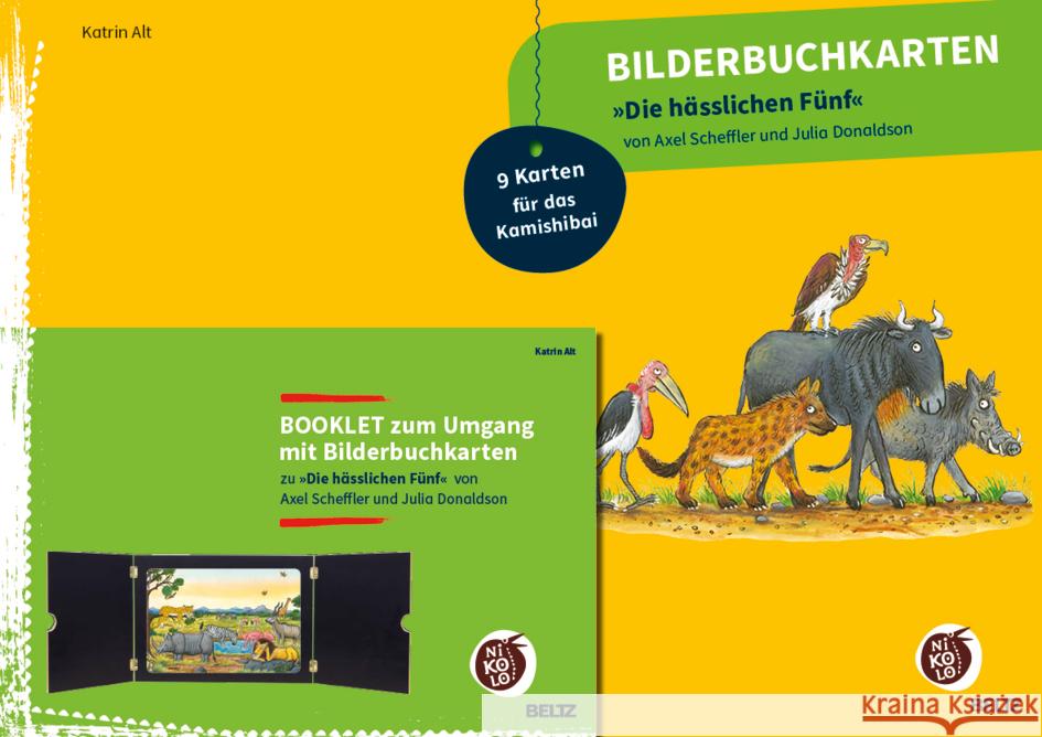Bilderbuchkarten »Die hässlichen Fünf« von A. Schefller und J. Donaldson Alt, Katrin 4019172600273