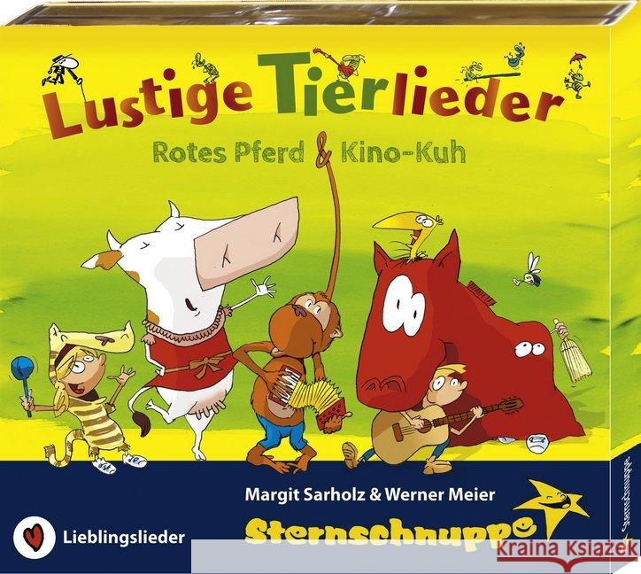Lustige Tierlieder, 1 Audio-CD : Rotes Pferd & Kino-Kuh Sarholz, Margit, Meier, Werner 4028618140235