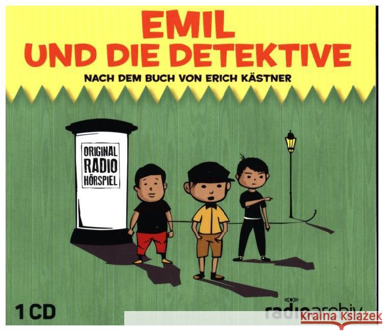 Emil und die Detektive, 1 Audio-CD Kästner, Erich 4028951804184