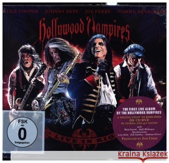 Live in Rio, 1 Audio-CD + 1 DVD Hollywood Vampires 4029759141389