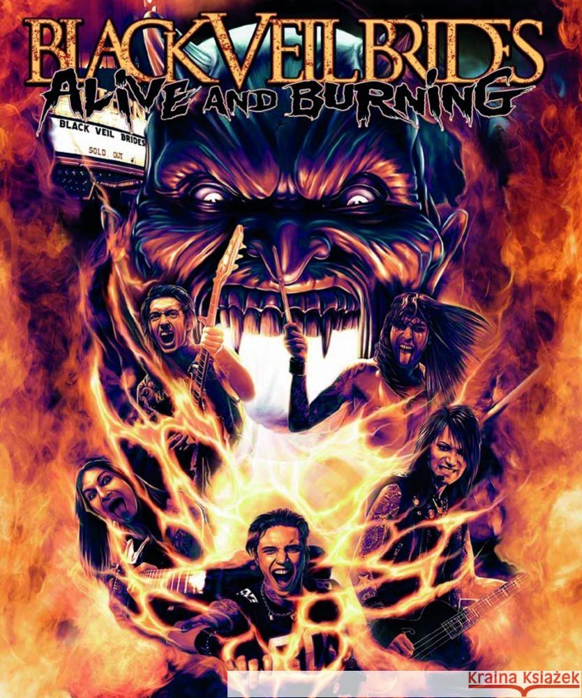 Alive and Burning, 1 Blu-ray Disc Black Veil Brides 4029759173830