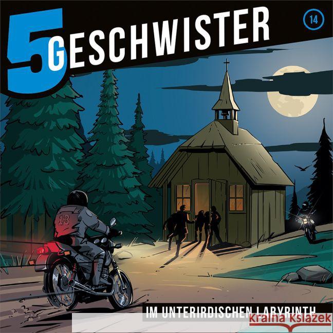 5 Geschwister - Das unterirdische Labyrinth, Audio-CD Schuffenhauer, Tobias, Schier, Tobias 4029856399867 Gerth Medien