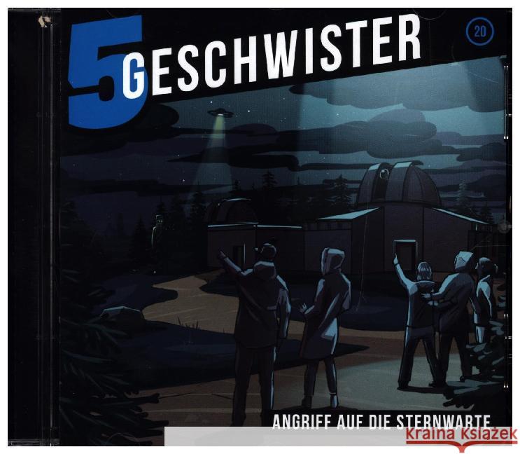 5 Geschwister - Angriff auf die Sternwarte, 1 Audio-CD Schuffenhauer, Tobias, Schier, Tobias 4029856406206