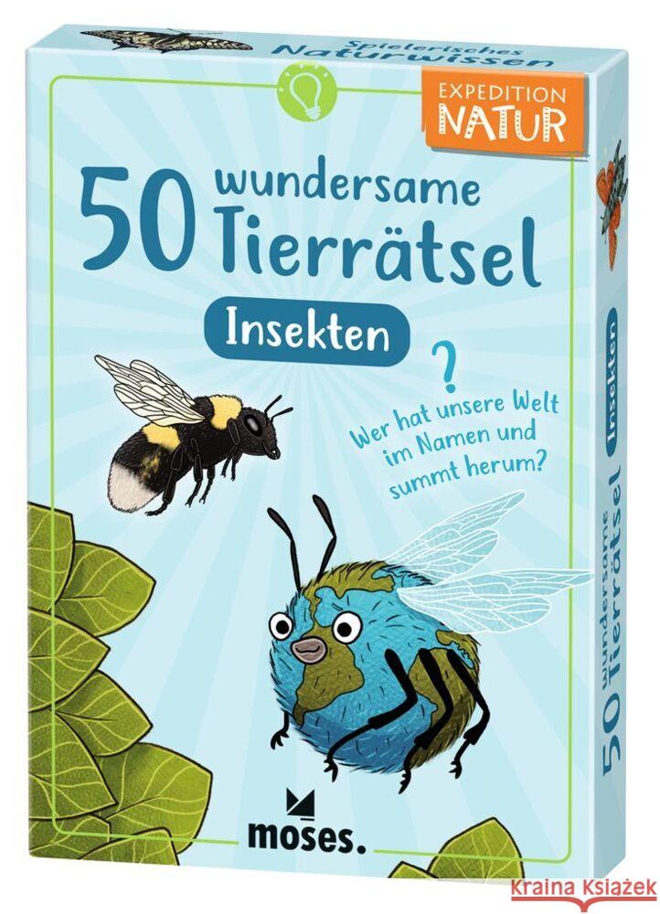 50 wundersame Tierrätsel - Insekten Ramcke, Inga Marie 4033477098238 moses. Verlag