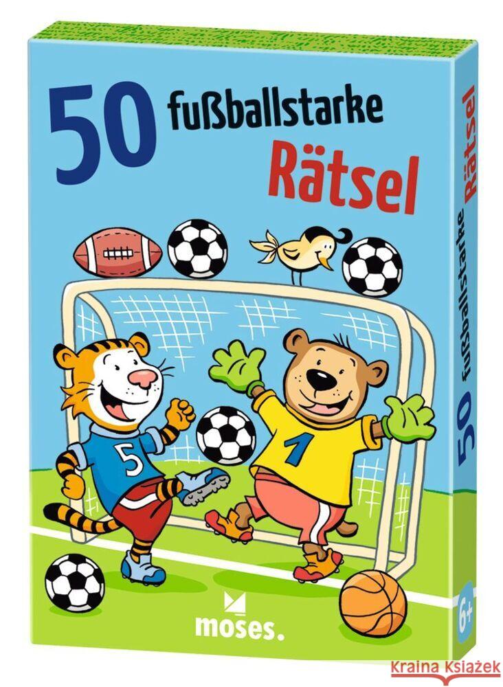 50 fußballstarke Rätsel Wagner, Charlotte, Plikat, Ari 4033477098467 moses. Verlag