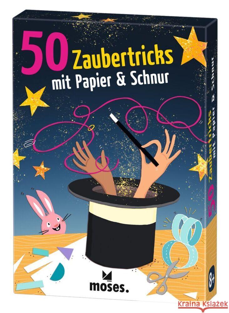 50 Zaubertricks mit Papier und Schnur Kessel, Carola von 4033477098474