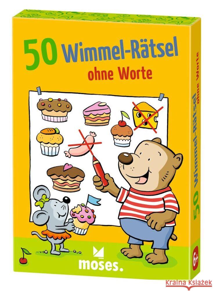 50 Wimmel-Rätsel ohne Worte Wagner, Charlotte 4033477302588 moses. Verlag