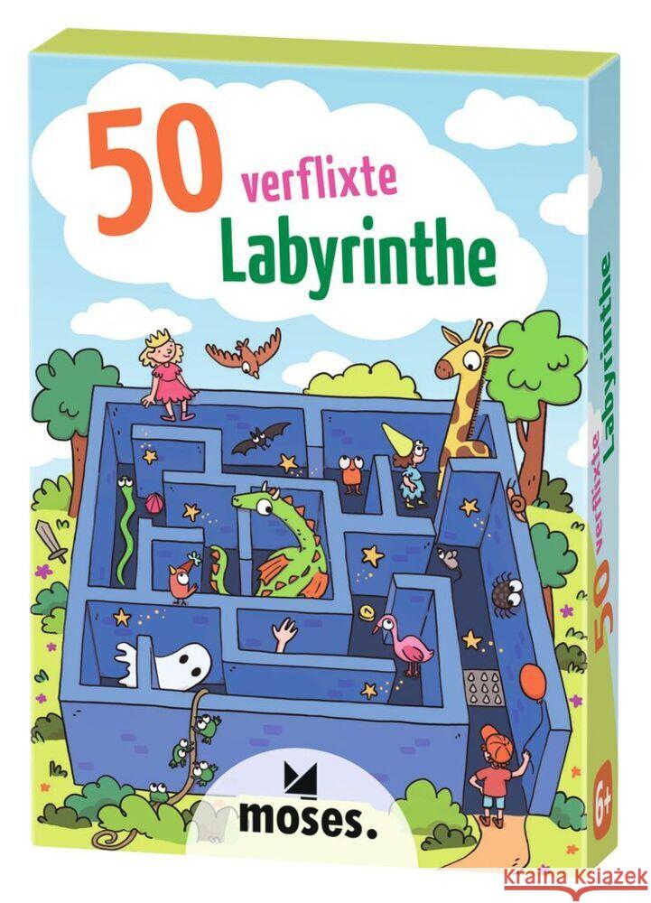 50 verflixte Labyrinthe Berger, Nicola 4033477302625 moses. Verlag