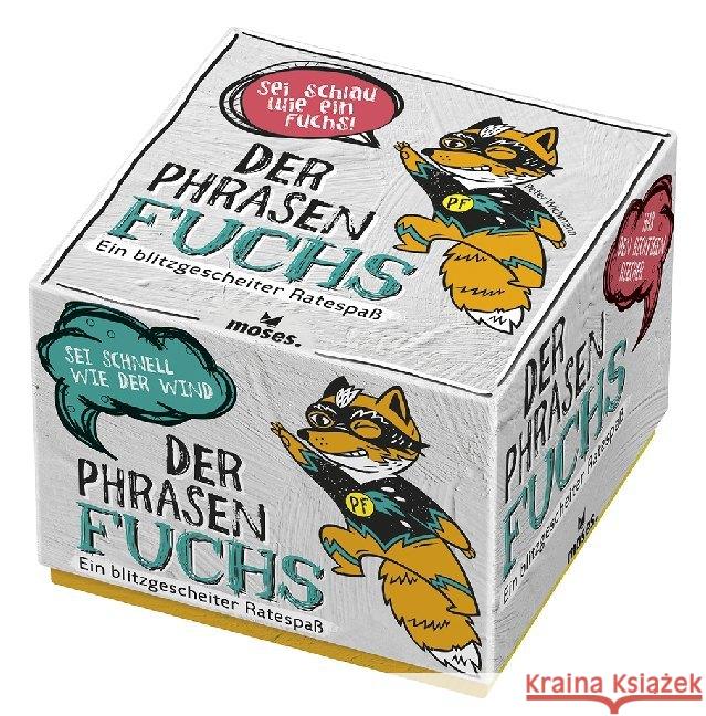 Der Phrasenfuchs (Spiel) : Ein blitzgescheiter Ratespaß Wichmann, Peter 4033477903228 moses. Verlag