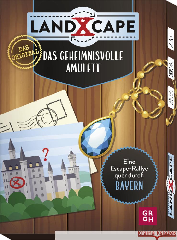 LandXcape - Das geheimnisvolle Amulett: Eine Escape-Rallye quer durch Bayern Harder, Corinna, Harder, Swen 4036442009871 Groh Verlag