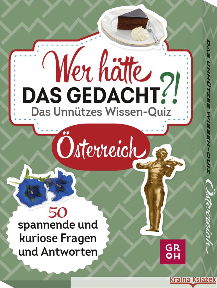 Wer hätte das gedacht?! Das Unnützes Wissen-Quiz Österreich Mandler-Saul, Angelika 4036442010143