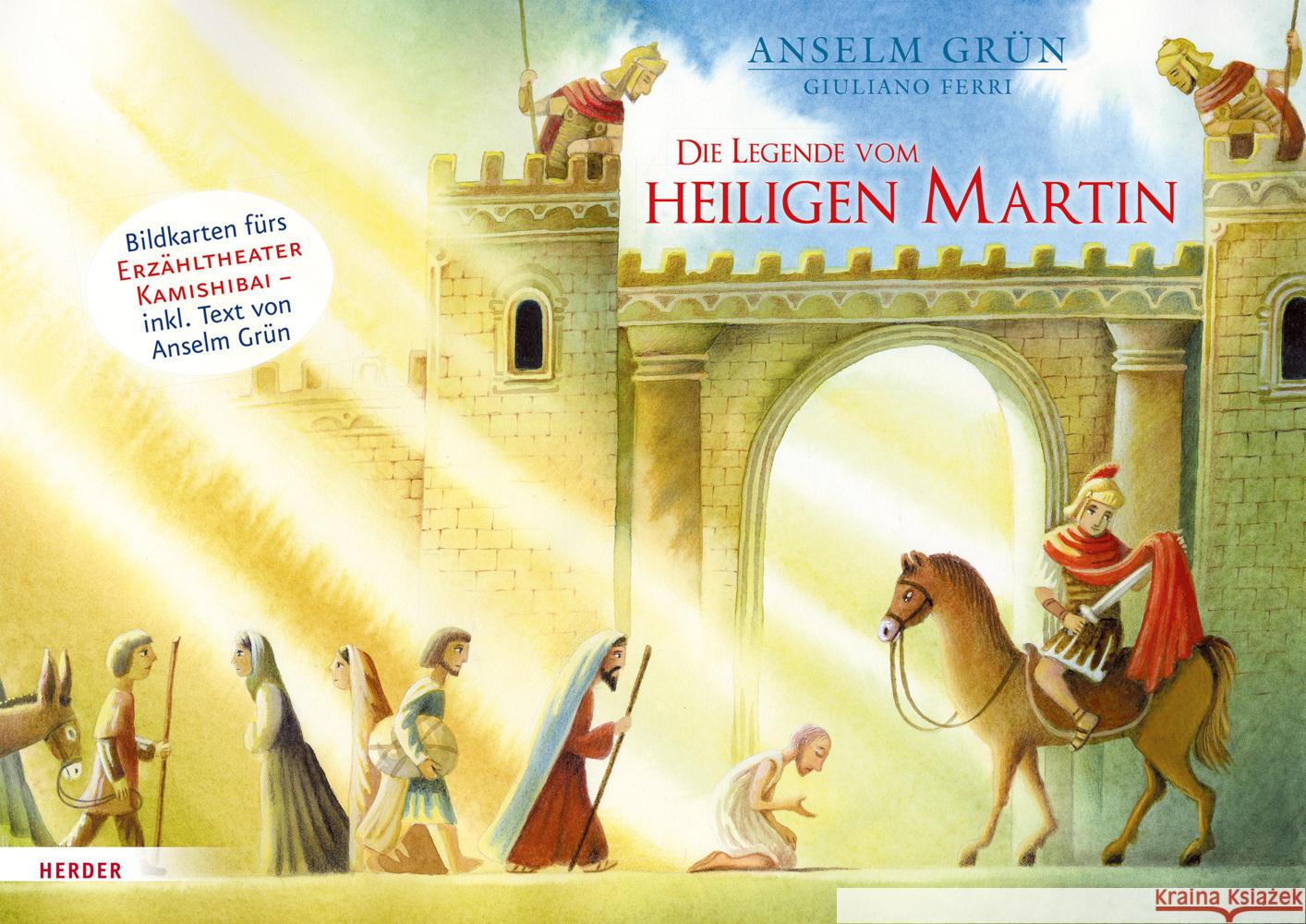 Die Legende vom heiligen Martin. Bildkarten fürs Erzähltheater Kamishibai Grün, Anselm 4040808714057