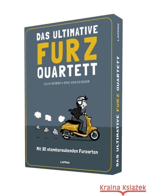 Das ultimative Furz-Quartett Weber, Julia, van Schoor, Erik 4043726500955