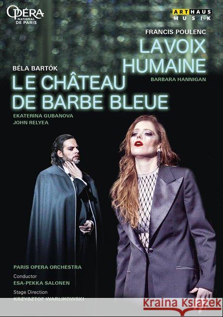 Le Château de Barbe Bleue / Herzog Blaubarts Burg / La Voix Humaine, 1 DVD Bartók, Béla, Poulenc, Francis 4058407093640