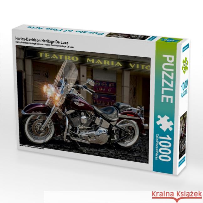 Harley-Davidson Heritage De Luxe (Puzzle) : Fotocomposing von Michael Pohl N, N 4059478334717 Calvendo Puzzle