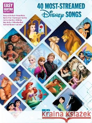 40 Most-Streamed Disney Songs: Easy Guitar with Notes and Tab Songbook  9781705142400 Hal Leonard Publishing Corporation - książka