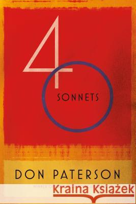 40 Sonnets Don Paterson 9780374537753 Farrar, Straus and Giroux - książka