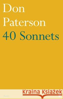 40 Sonnets Don Paterson 9780571310913 Faber & Faber - książka