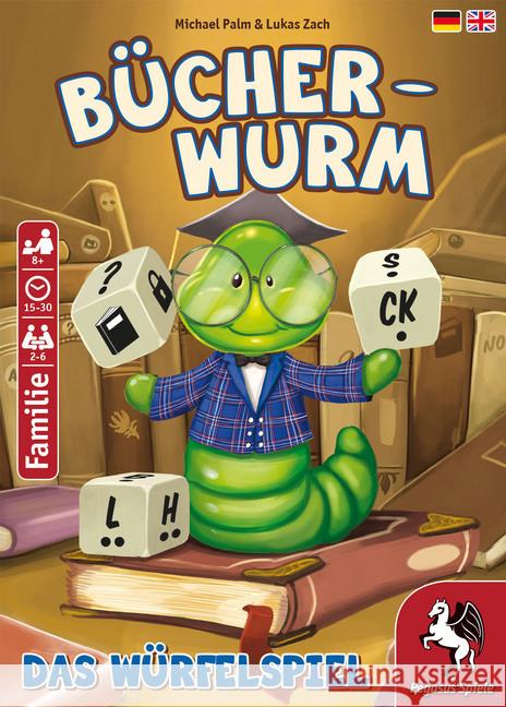 Bücherwurm - Das Kartenspiel (Spiel) Palm, Michael, Zach, Lukas 4250231718052