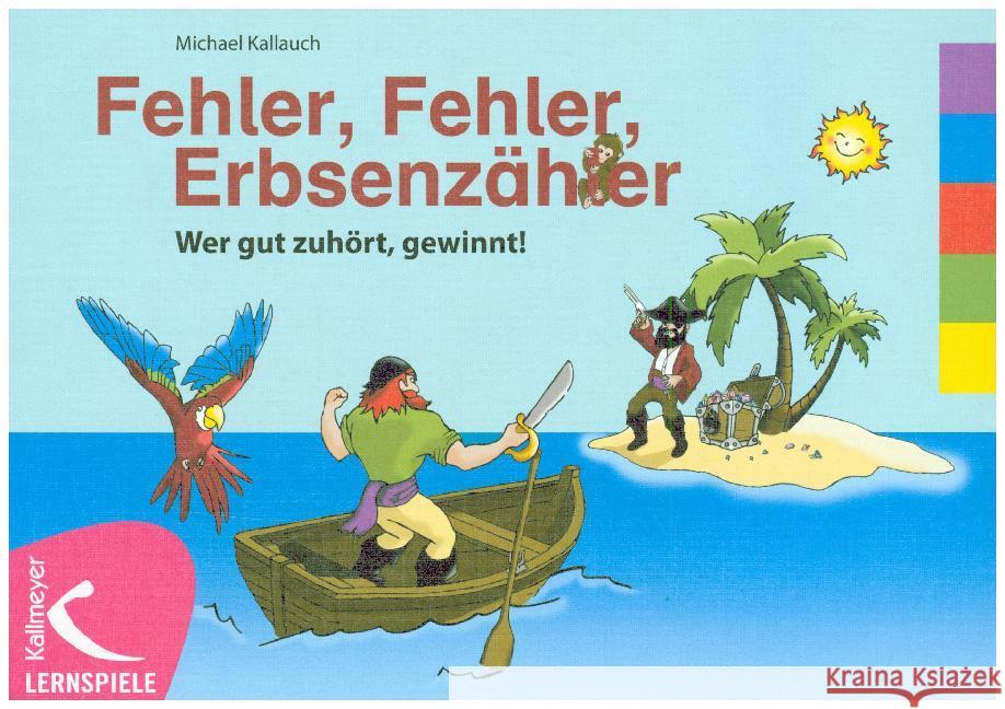 Fehler, Fehler, Erbsenzähler (Spiel) : Wer gut zuhört gewinnt!. Ein Vorlese- und Zuhörspiel Kallauch, Michael 4250344931119 Kallmeyer