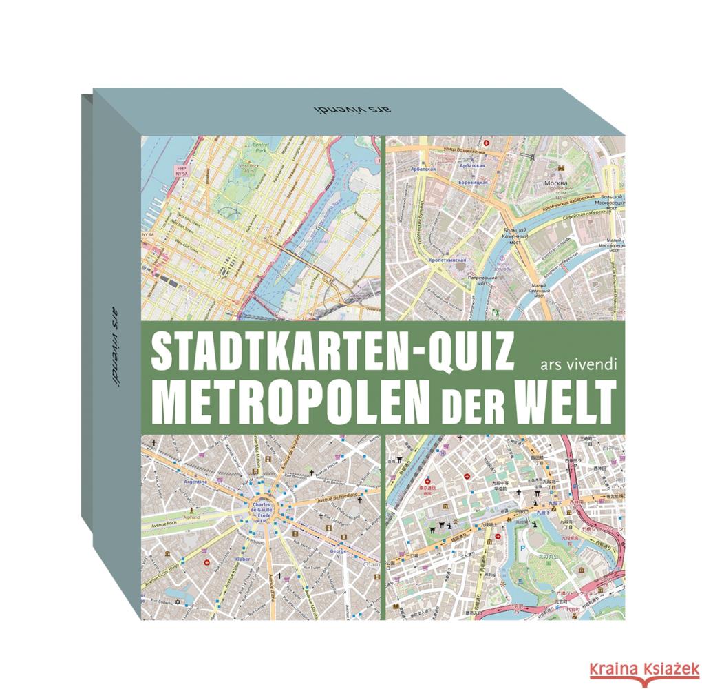 Stadtkarten-Quiz Metropolen der Welt Wilkes, Johannes 4250364119214