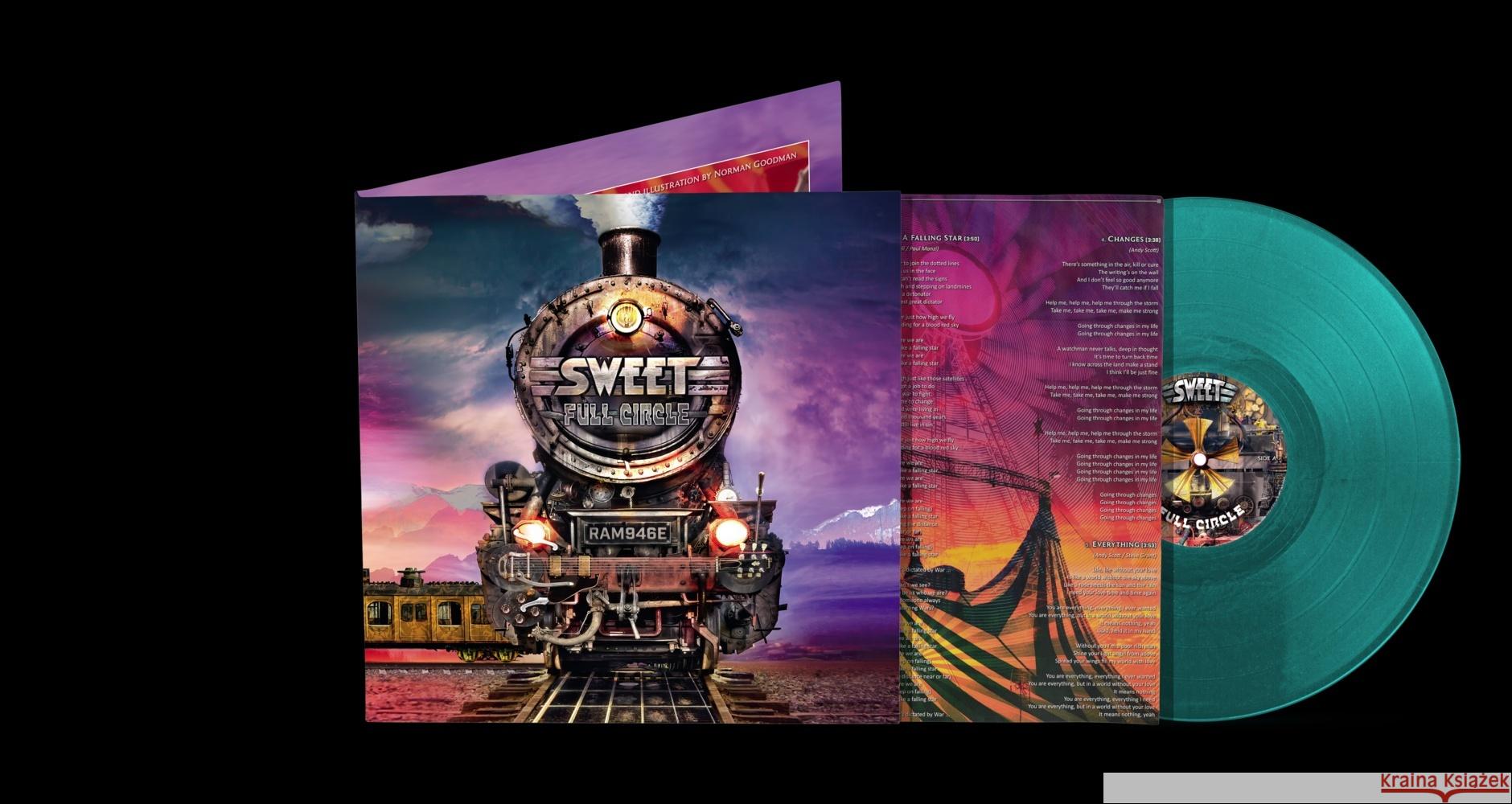 Full Circle, 1 Schallplatte (Lim Gatefold Petrol Vinyl) Sweet 4250444193752