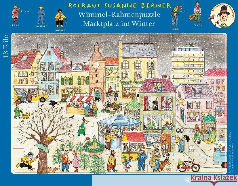 Wimmel-Rahmenpuzzle Marktplatz im Winter (Kinderpuzzle) Berner, Rotraut Susanne 4250915934082